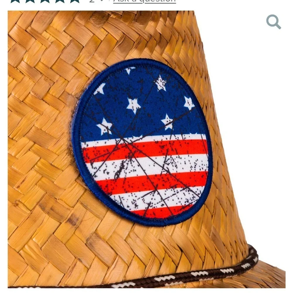 Peter Grimm Americana Straw Hat NEW
